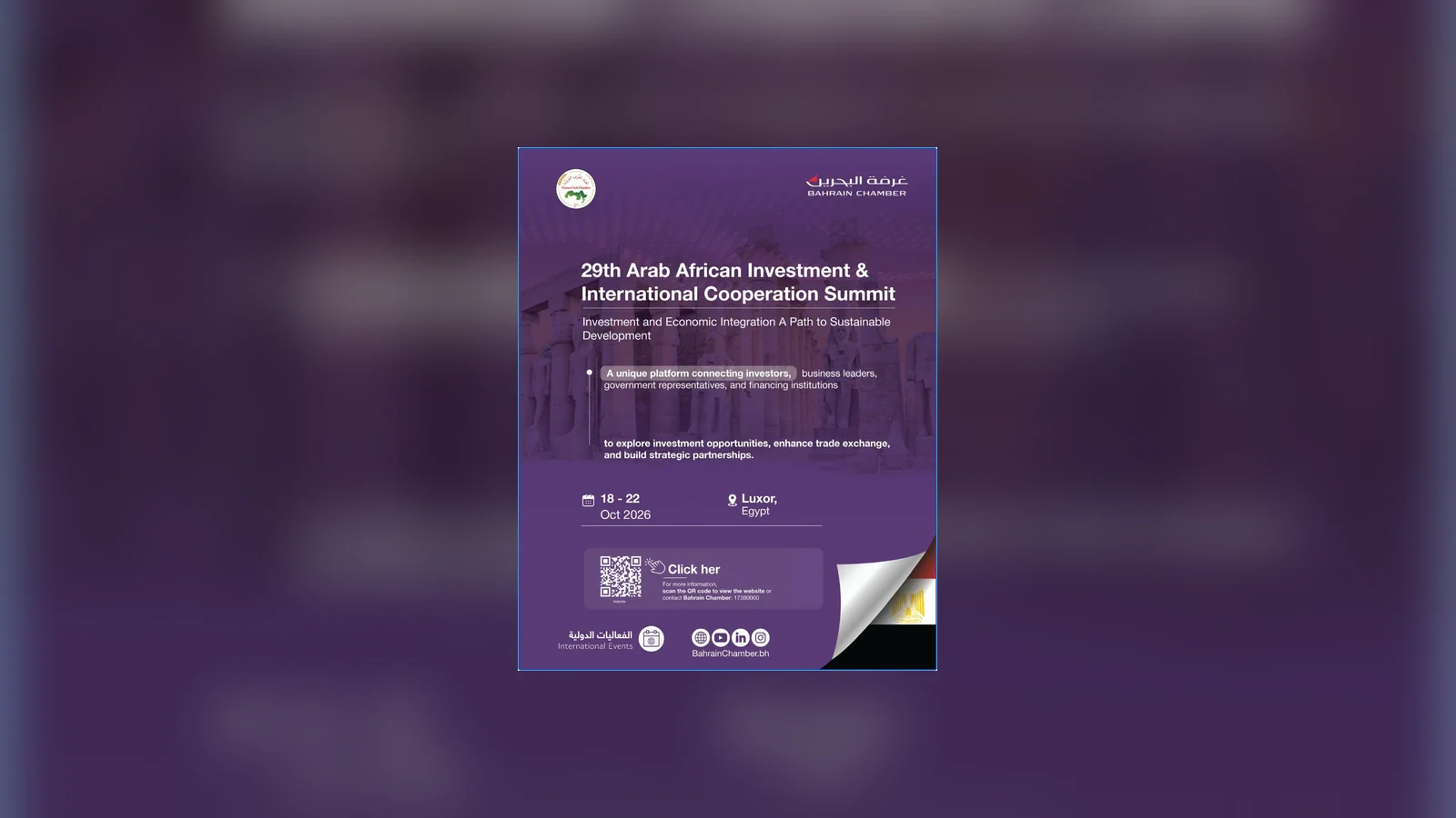 29th Arab African Investment & International Cooperation Summit